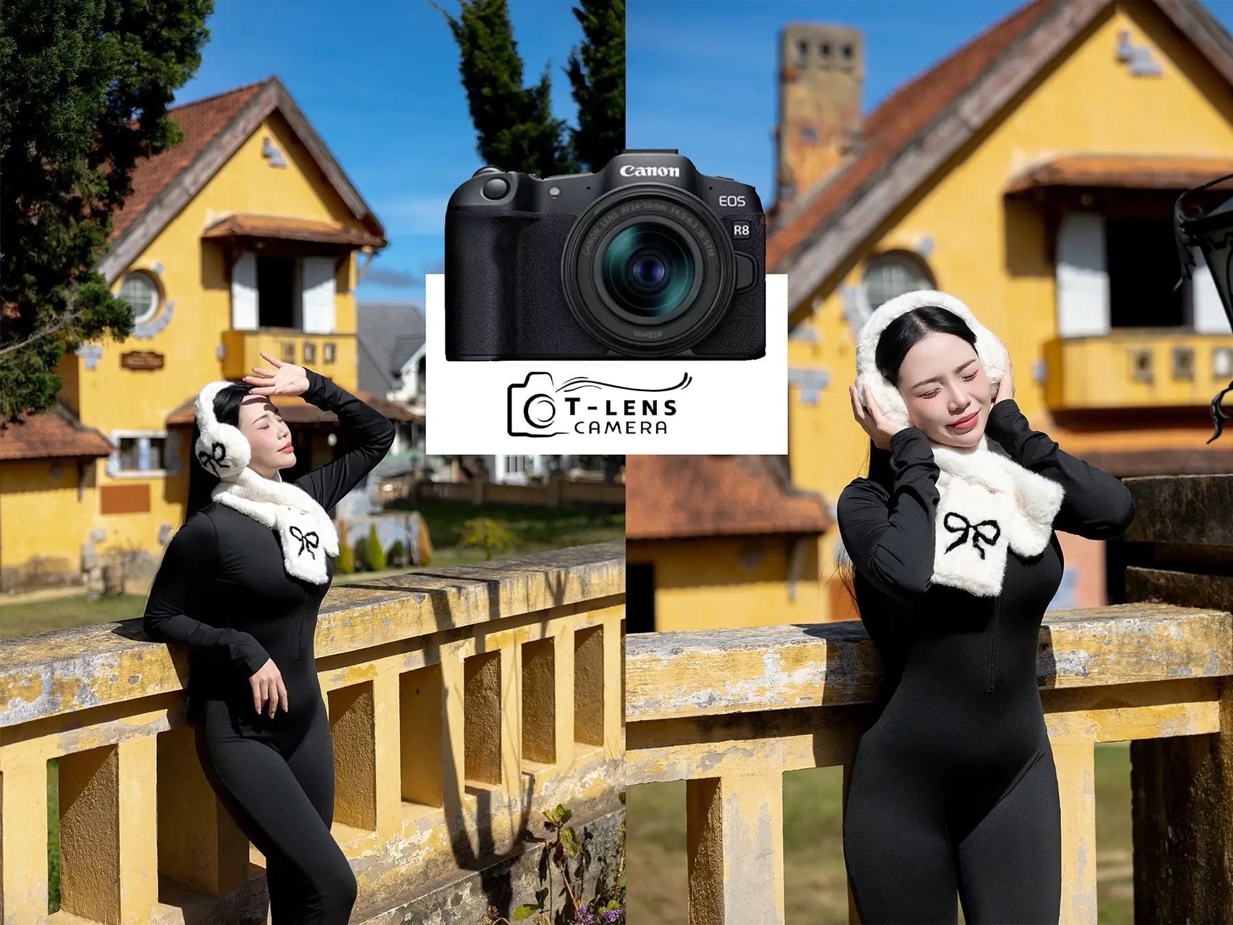 Ảnh chân dung xóa phông tại Đà Lạt chụp bằng lens 50mm F1.8