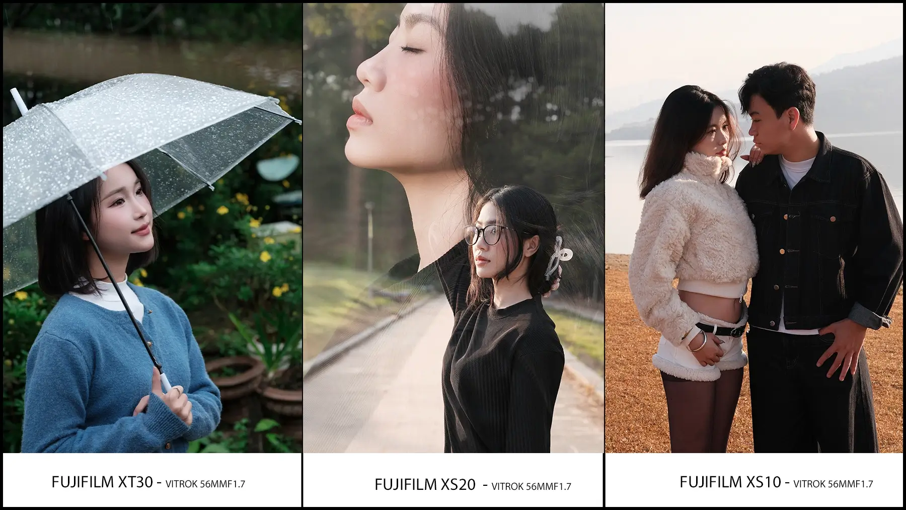 Ảnh chân dung xóa phông chụp bằng lens Fujifilm 56mm tại Đà Lạt