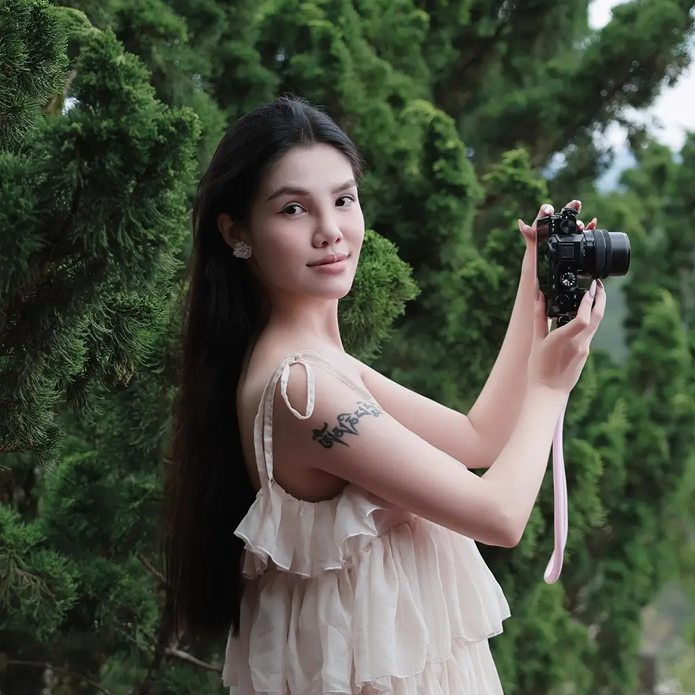 Thuê Canon R50 Đà Lạt chụp chân dung xóa phông đẹp