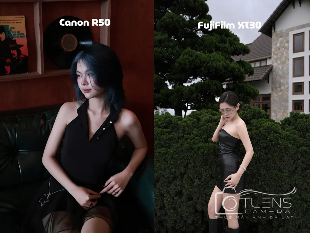 So sánh Canon R50 và Fujifilm X-T30 khi đi Đà Lạt